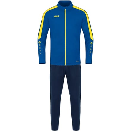 Jako Power Polyesterpak Heren - Royal / Citroen | Maat: L