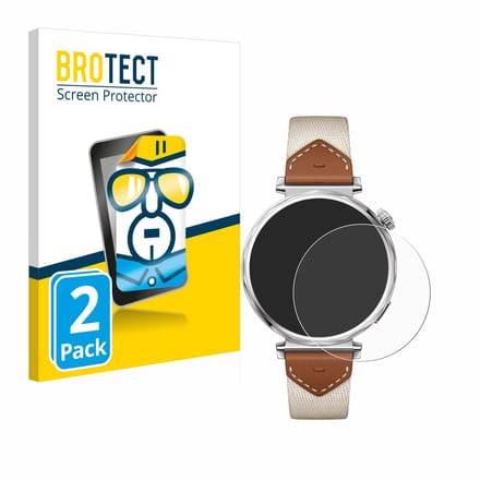BROTECT - Screenprotector voor Huawei Watch GT 5 (41 mm) - Folie Beschermfolie transparant 2 Stuks