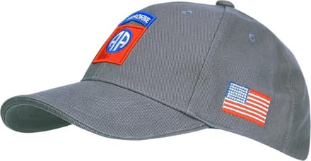 Fostex Garments - Baseball cap 82nd Airborne (kleur: Grey / maat: NVT)