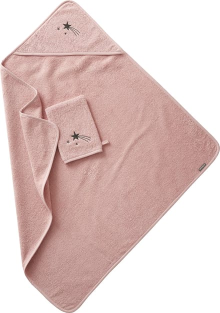 Vertbaudet Badcape + washand