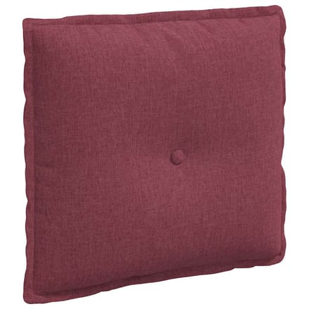 vidaXL - Rugkussen - Wijnrood - 200 - x - 19 - x - 50 - cm - Stof