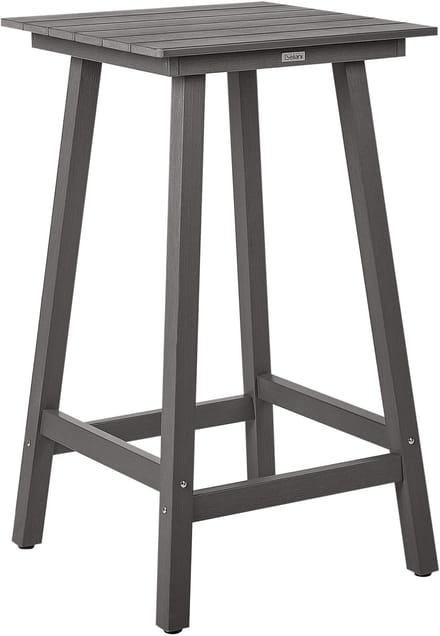ADIRONDACK - Tuintafel - Donkergrijs - 59 x 59 cm - Kunsthout