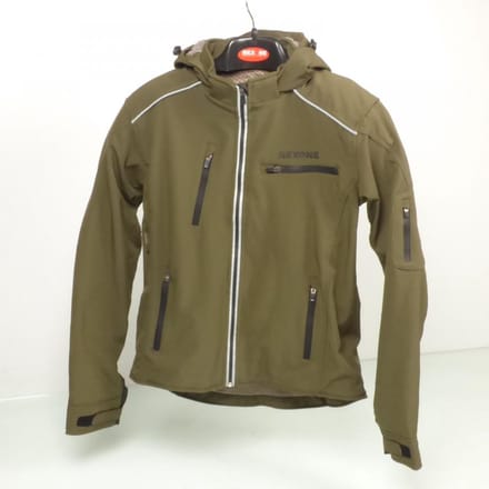 Jas voor motor Heren Nexone Soft-Shell kaki soft Shell Maat XXL CE-gekeurd