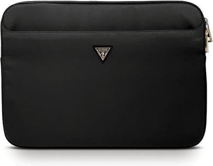 Guess Nylon Triangle Logo Laptop Sleeve - Geschikt voor o.a. Laptops (13") - Zwart