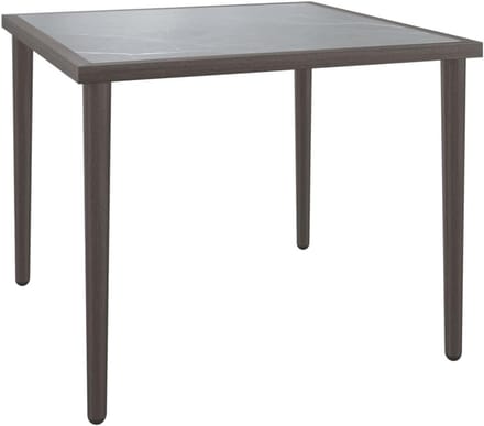 Tuintafel - Terrasmeubel - Ontspannen Buiten - Compact Design - 48x48x37 cm - Grijs