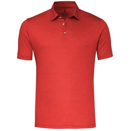 Desoto Polo Essential Uni Color Kent Collar Rood / male