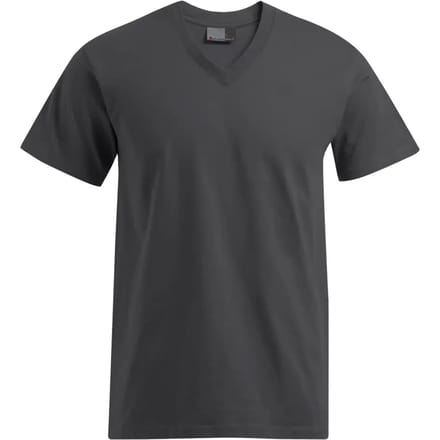 Promodoro Premium V-Neck-T E3025 - Steel Grey (Solid) - M