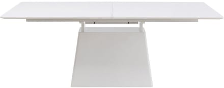 Uitschuifbare eettafel Benvenuto rechthoek wit Kare Design