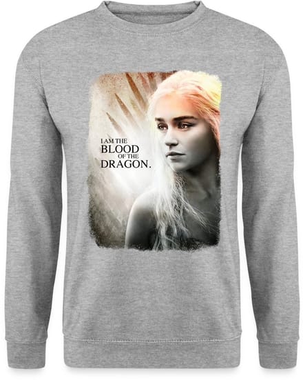Game Of Thrones Daenerys Targaryen Citaat Sweater Heren