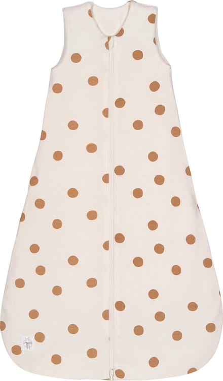 LÄSSIG babyslaapzak 4 seizoenen Big Dots milky, mt 50/56, 0-2 mnd
