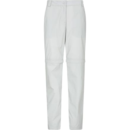 Mountain Warehouse Dames/Dames Quest Zip-Off wandelbroek (Lichtgrijs)