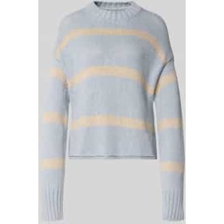Regular fit gebreide pullover van katoenmix