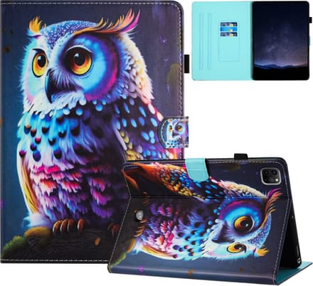 Luxe Bescherm-Etui Map geschikt voor Apple iPad Air 6 11" - 2024 - Uil