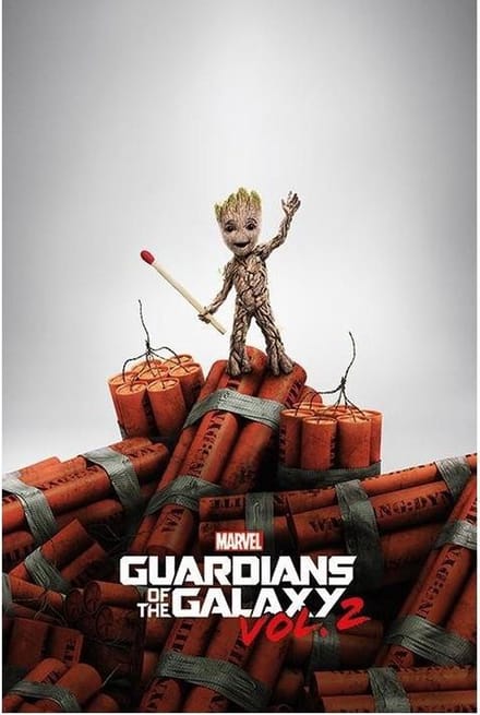 GUARDIENS OF THE GALAXY 2 - Poster 61X91 - Groot Dynamite