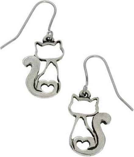 Liefde katten oorbellen |katten sieraden