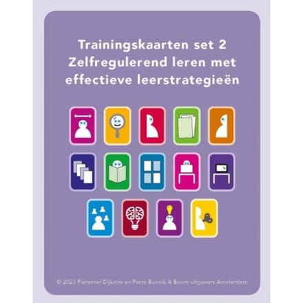 Trainingskaarten Set 2 Zelfregulerend Leren Met Effectieve Leerstrategieën - Pieternel Dijkstra