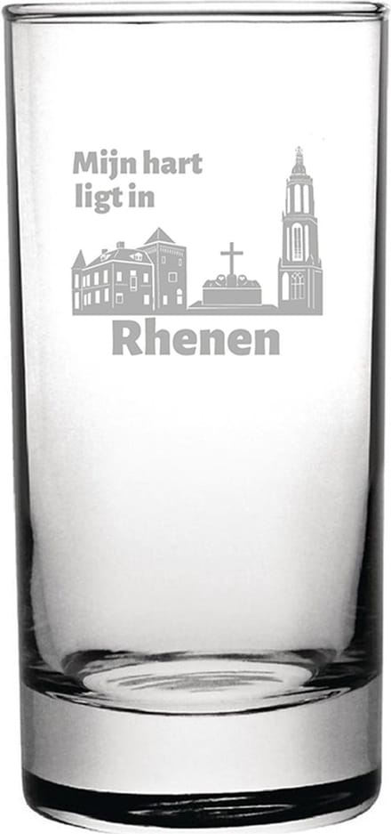 Gegraveerde longdrinkglas 28,5cl Rhenen