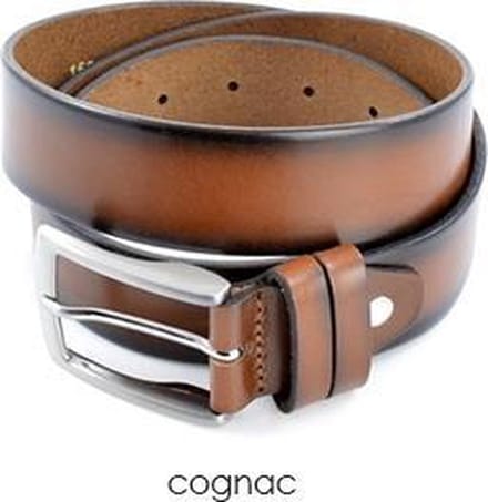 Muller & Sons Riem Edgy Heren Broekriem Bruin 95 cm
