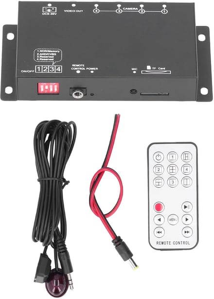 Dailygoody - Auto Mobiele Videorecorder - 4-kanaals Mini