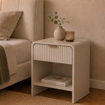 Milton & Oldbrook Nachtkastje Odda Beige