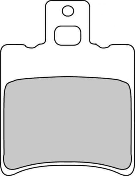 Plaquette de frein Ferodo pour Scooter MBK 50 Evolis 1994 à 1995 4EF / AV Neuf
