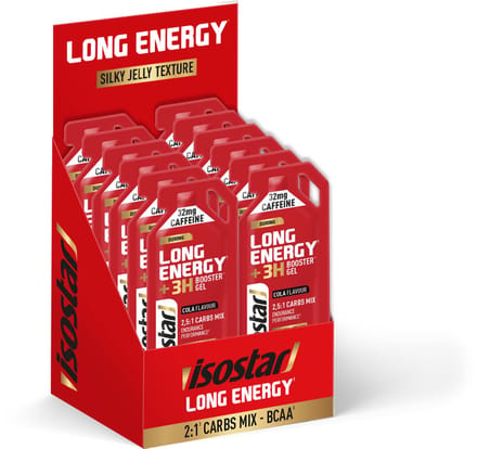 Isostar Long Energy +3H - Gel - Cola - 12 x 40 gr