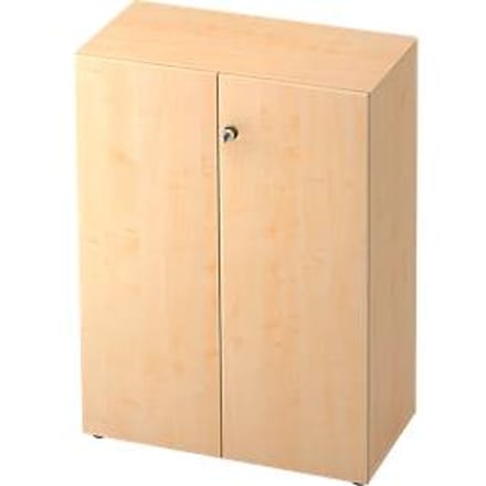 TOPAS LINE archiefkast, 3 dossierhoogtes, afsluitbare deuren, ahorn decor/mapeldoorn decor
