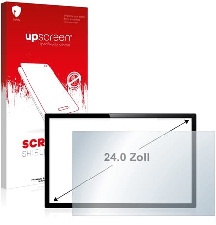 upscreen - Screenprotector voor Touch-Panel PC's mit 24 inch Schermen [519 mm x 325 mm, 16:10] - Folie Beschermfolie transparant