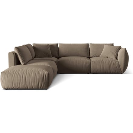 Hoekbank Christ 4-zits rechts velvet | Micadoni