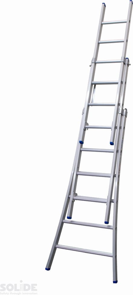Solide 3-delige Uitgebogen Reformladder - 3x6 Sporten