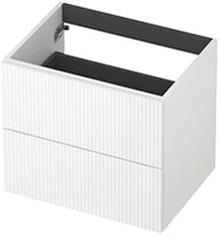 INK - Onderkast 2L Gelakt Gefreesd Tbv Greep - 600x450x520 Mm - Mat Wit