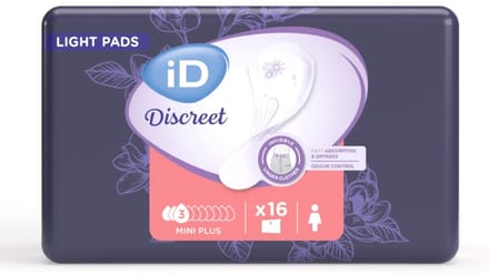 iD Discreet Light Pads Mini Plus - 1 pak van 16 stuks