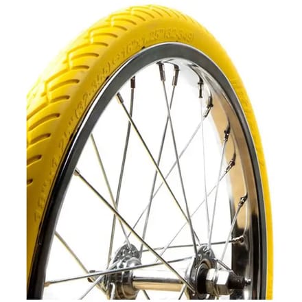 Tannus Mini Velo Regular Tubeless 16´´ X 32 Stevige Urbanband Geel 16´´ x 32