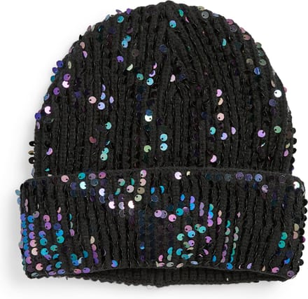 PIECES - PCSOPOA SEQUINS HOOD BC - Dames - Mutsen