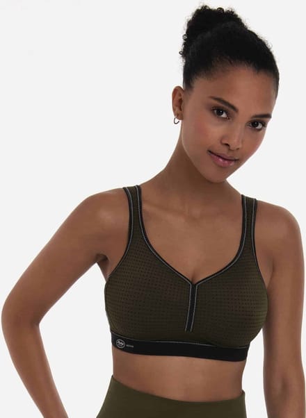 Anita - Performance Sport bh zonder beugel - Dark Olive/Black - 70D