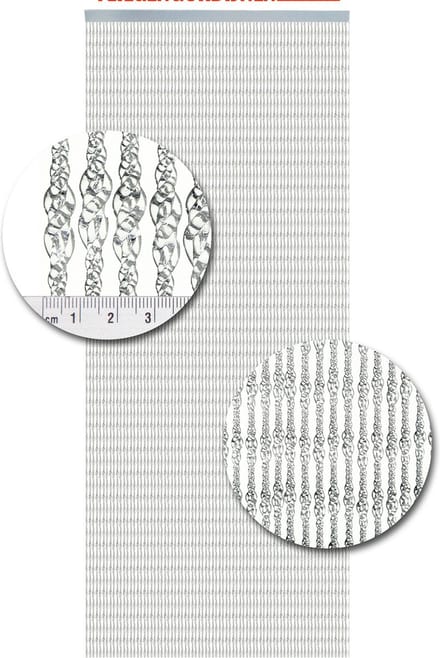 Vliegengordijn Kunststof Pisa Transparant - 100cm x 240cm