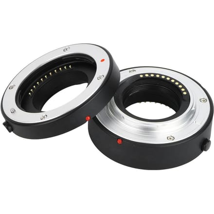 Aluminiumlegering Autofocus Lens Mount Adapter 10mm-16mm voor Panasonic Olympus M43 Camera black