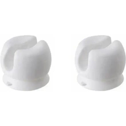 Porte-brosse à dents blanc avec ventouse, 2 pièces, support mural de rangement pour brosse à dents, accessoires de salle de bains 2pcs gray