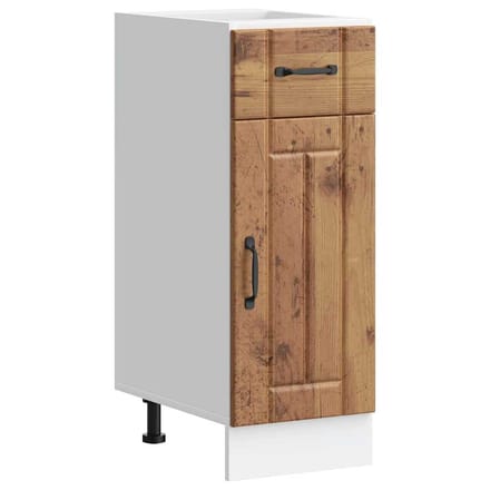 vidaXL - Onderkast - Lucca - bewerkt - hout - oud - houtkleurig