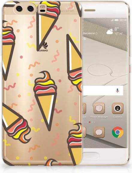 Huawei P10 Plus Siliconen Case Icecream