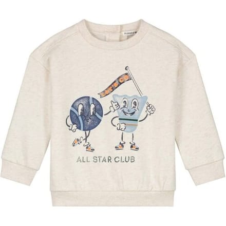 Prénatal peuter sweater Soft Brown Melange 80 heren