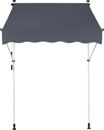 CLP Westerly Klem zonnescherm antraciet 300x120 cm