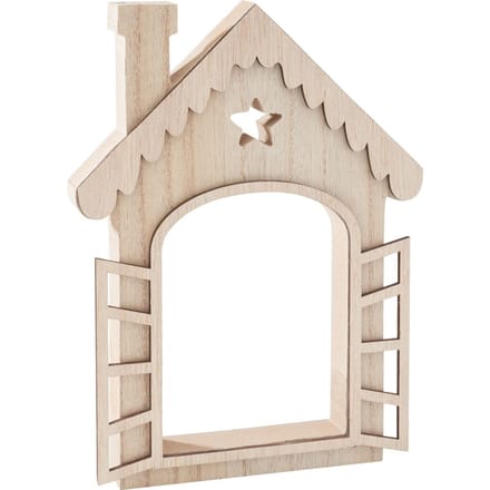 VBS Houten huis met luiken