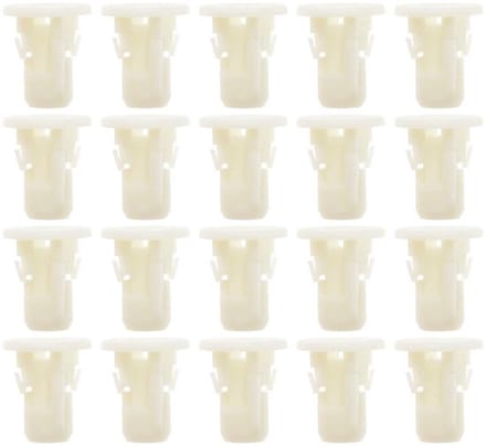 Dailygoody - Onderlichaam Cover Bevestiging Clip - 20 Stuks - Wit