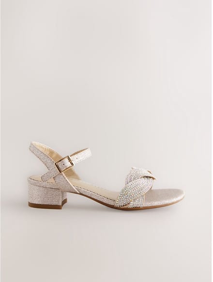 Next - Meisjes - Sandaal met hak - Metallic
