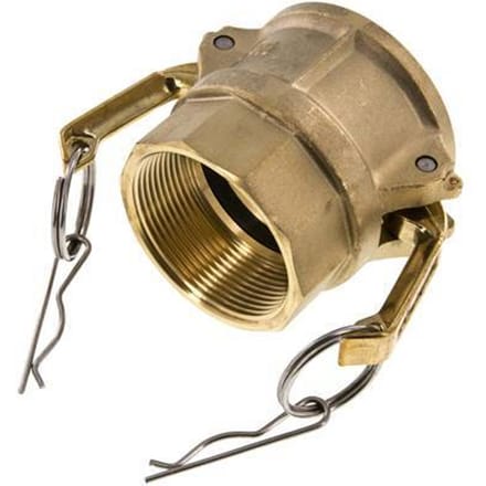 Camlock DN 50 (2'') Koppeling MessingRp 2'' met binnendraad Type D MIL-C-27487