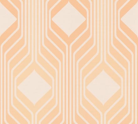 RETRO BEHANG | Grafisch - oranje beige - A.S. Création Retro Chic