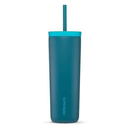 LifeStraw waterfilterfles Go Tumbler 500 ml RVS geïsoleerd 500 ml - Blauw