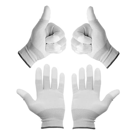 2 Pairs ESD Antistatic Gloves for Cleaning and Repair - Size M