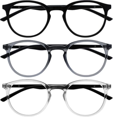 Blauwe Lichtfilter Bril Set - 3 Paar Leesbrillen voor Computer en Gaming - Unisex